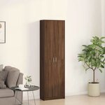 vidaXL Armoire Chêne marron 55 x 25 x 189 cm Bois d'ingénierie