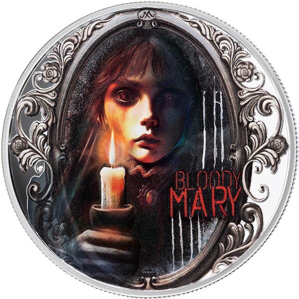 Monnaie BLOODY MARY Urban Legends 1 Oz Argent 1000 Francs Cameroon 2026