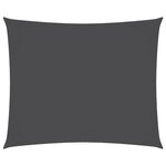 vidaXL Voile de parasol tissu oxford rectangulaire 4x5 m anthracite