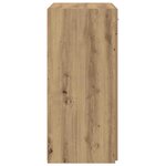 vidaXL Armoire de rangement chêne artisanal 80 x 42.5 x 93.5 cm