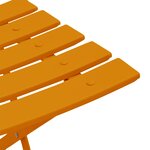 Chaises de jardin pliantes vidaXL 2 Pièces Jaune moutarde Acier