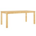 vidaXL Table à manger Panama 180x90x75 cm bois massif de pin