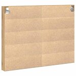 vidaXL Cabinet d'Affichage chêne artisanal 100 x 8.5 x 75 cm