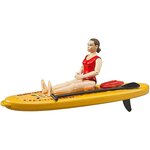 Bruder 62785 - Maître-nageur bworld avec Stand up Paddle