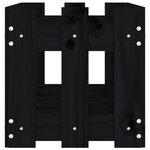 vidaXL Lit surélevé de jardin design de clôture 150x30x30cm pin massif