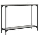 vidaXL Table console sonoma gris 101x30 5x75 cm bois d'ingénierie
