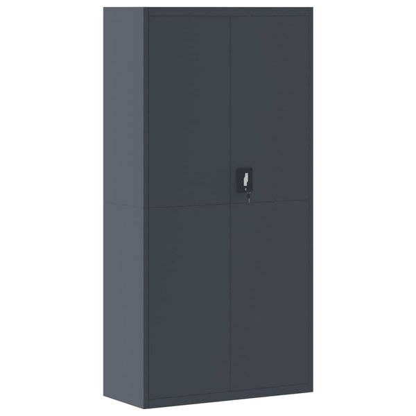 vidaXL Classeur anthracite 90x40x180 cm Acier