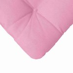 vidaXL Coussins de siège 4 Pièces Rose 40 x 40 x 12 cm tissu