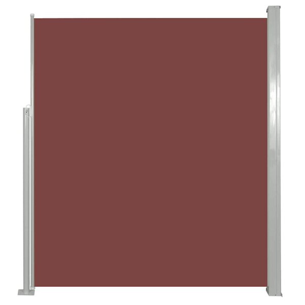 vidaXL Auvent latéral rétractable de patio 160 x 300 cm Marron