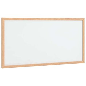 vidaXL Tableau blanc magnétique avec cadre en bois de pin massif 60 x 30 cm