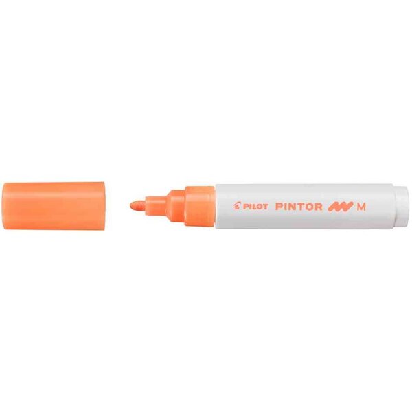 Marqueur à pigment pintor  medium  orange fluo pilot