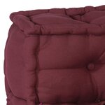 vidaXL Pouf modulaire marron 70x70x54 tissu