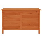 vidaXL Boîte de rangement de jardin 99x49 5x58 5 cm bois massif sapin