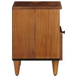 vidaXL Cabinet de chevet avec tiroir 2 Pièces Marron 40 x 33 x 46 cm