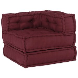 vidaXL Canapé modulaire marron 70x70x54 tissu