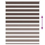 Store enrouleur tamisant 140 x 175 cm marron