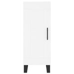 vidaXL Buffet blanc 34 5x34x90 cm bois d'ingénierie
