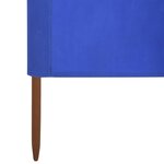 vidaXL Paravent 3 panneaux Tissu 400 x 120 cm Bleu azuré