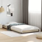 vidaXL Cadre de lit sans matelas chêne sonoma 75x190 cm