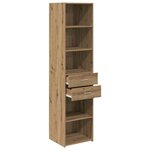 vidaXL Haut Armoire avec tiroir Chêne artisanal 45 x 42 5 x 185 cm