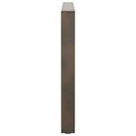 vidaXL Pieds de table à manger en forme de V  3 pièces  acier naturel  100 x (72-73 3) cm
