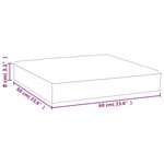 vidaXL Coussin de palette rose 60x60x8 cm tissu oxford