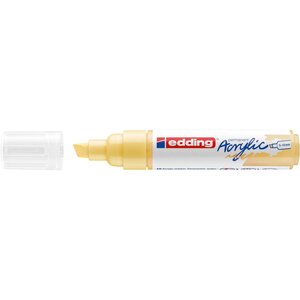 Marqueur acrylique large 5000 jaune pastel 5-10 mm EDDING