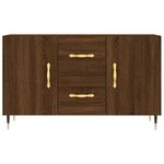 vidaXL Buffet chêne marron 100x36x60 cm bois d'ingénierie