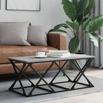 vidaXL Table basse sonoma gris 100x49x40 cm bois d'ingénierie