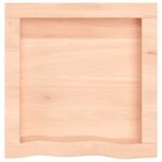 vidaXL Étagère murale 40x40x(2-4)cm bois de chêne massif non traité