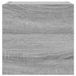 vidaXL Meuble TV mural Sonoma gris 30 5x30x30 cm