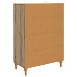 vidaXL Buffet Chêne artisanal 66 x 34 5 x 95 cm Bois d'ingénierie