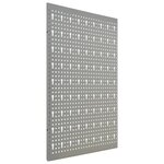 vidaXL Panneaux à chevilles muraux 4 Pièces 40x58 cm Acier