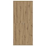 vidaXL Haute-commode en chêne artisanal 80x35x180 cm en bois d'ingénierie