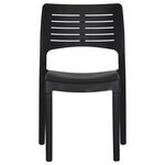 vidaXL Chaises de jardin lot de 2 Anthracite Polypropylène