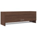 vidaXL Garde-robe Chêne marron 100x32 5x35 cm Bois d'ingénierie