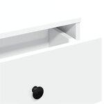 vidaXL Table basse blanc 60x45x31 cm bois d'ingénierie