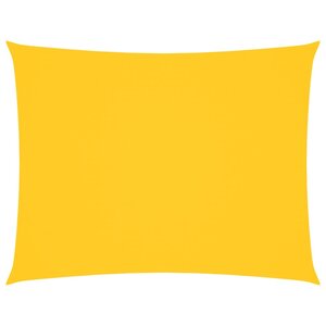 vidaXL Voile de parasol tissu oxford rectangulaire 2x4 m jaune