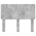 vidaXL Tête de lit Gris béton 135 cm Bois d'ingénierie