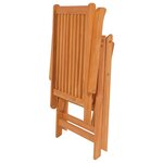 Salon de jardin meuble d'extérieur ensemble de mobilier 5 pièces bois de teck massif 02_0016574