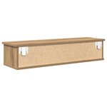 vidaXL Armoire murale chêne artisanal 88x26x18 5 cm bois d'ingénierie