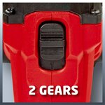 Einhell perceuse à percussion sans fil "te-cd 18/2 li-i kit" 18 v