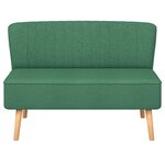 vidaXL Canapé 117x55 5x77 cm Tissu Vert