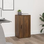 vidaXL Buffet Chêne marron 40x33x70 cm Bois d'ingénierie