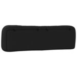 vidaXL Coussin de tête de lit Hvar noir 183 cm similicuir