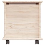 vidaXL Coffre de rangement à roulettes ALTA 73x39 5x43 cm bois de pin