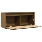 vidaXL Armoire murale Marron miel 80x30x35 cm Bois de pin massif