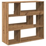 vidaXL Bibliothèque/Séparateur de pièce chêne artisanal 100x33x94 5 cm