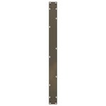 vidaXL Table à manger marron clair bois de chêne massif rectangulaire