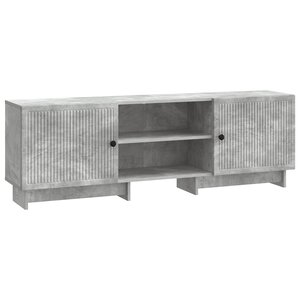 vidaXL Meuble TV 150 x 31 x 50 cm Gris béton Bois d’ingénierie